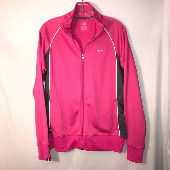 Nike - Woman's Pink Performance Jacket - Size L - Picture 2 of 4